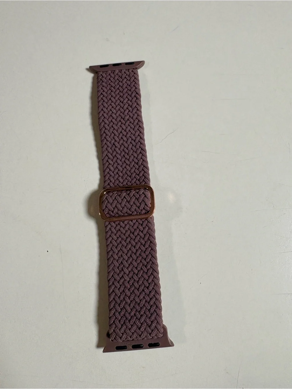 Braided Stretch Watch Band in Mauve